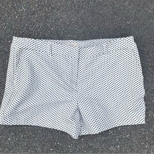 LOFT‎ Black and White Bermudas Classic Tailored Shorts